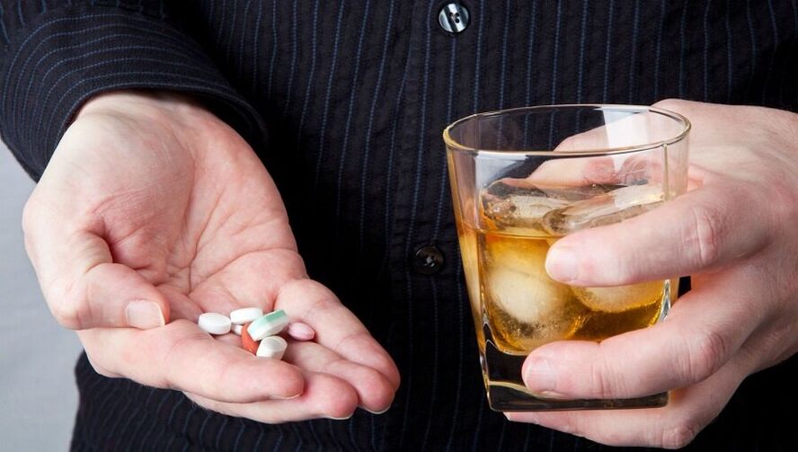 Tolerancia á toma de antibióticos e alcol