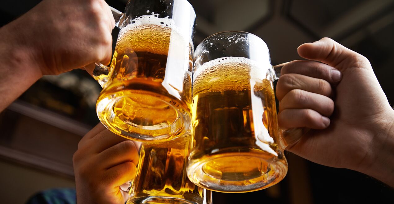 Cunca de cervexa como deixar de beber