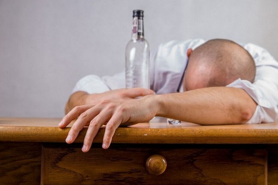 os efectos do alcohol no corpo