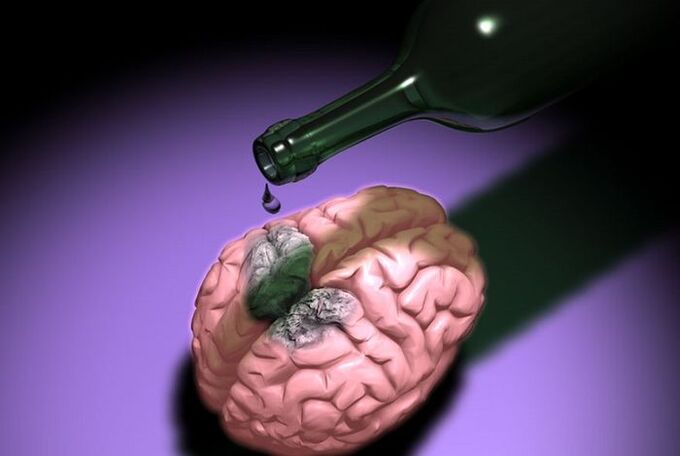 Como afecta o alcohol ao cerebro